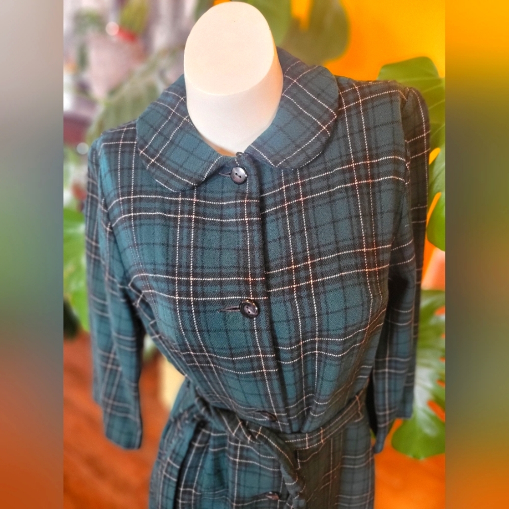 Vintage Pendleton “Triplet” Wool Dress - Robe - Coat